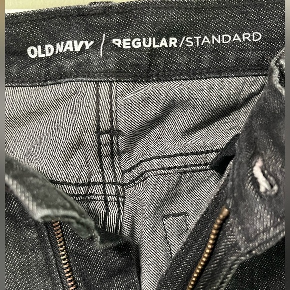 Old Navy Men’s Black Denim Regular Fit Jeans Size 32x34 - Picture 6 of 12